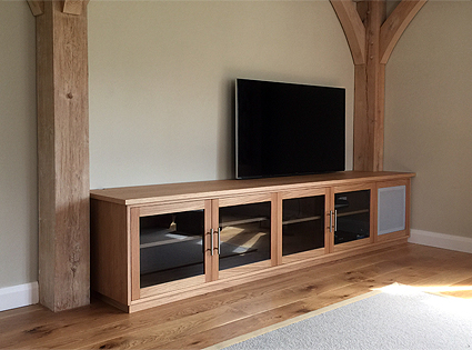 Bespoke Pop up TV cabinet for living room