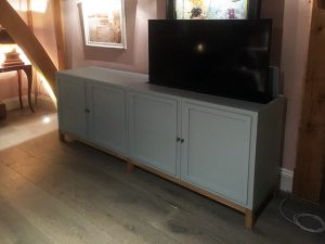 TV cabinet with lift