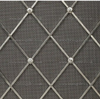 Diamond shaped radiator grille