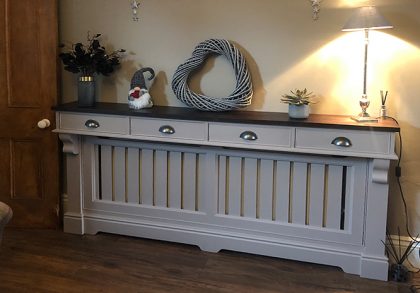 radiator cover with drawers