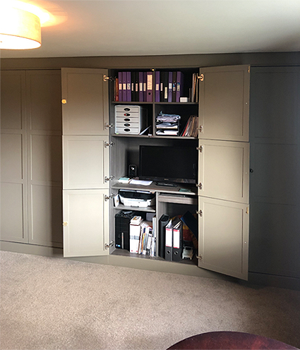 Home office and storage