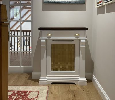 Radiator cover with drawer
