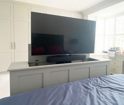 Foot of bed tv cabinet